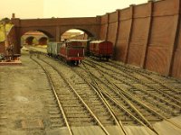 23.  Cheapside throat with MR Johnson 1952 shutynbing  MR Johnson no.1952 is seen here shunting coke wagons adjacent to Cheapside throat.  Cheapside still requires finishing off – signals, the station building and backscene are the main tasks.