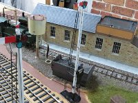 IMG 0136  The completed engine shed viewed from the rear of the layout