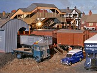 Picture4  Oxhill goods yard with the station footbridge behind.