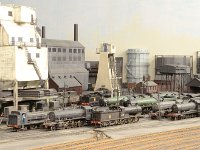 AH1  No room to spare at the shed, it must be Sunday. A varied selection of motive power at rest before starting their duties on Monday.