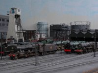 DSC 0033  No room to spare at the shed, it must be Sunday. A varied selection of motive power at rest before starting their duties on Monday.