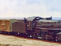 A very battered ALCO 2 8 2 on the Beirut passenger The coach is ex India col